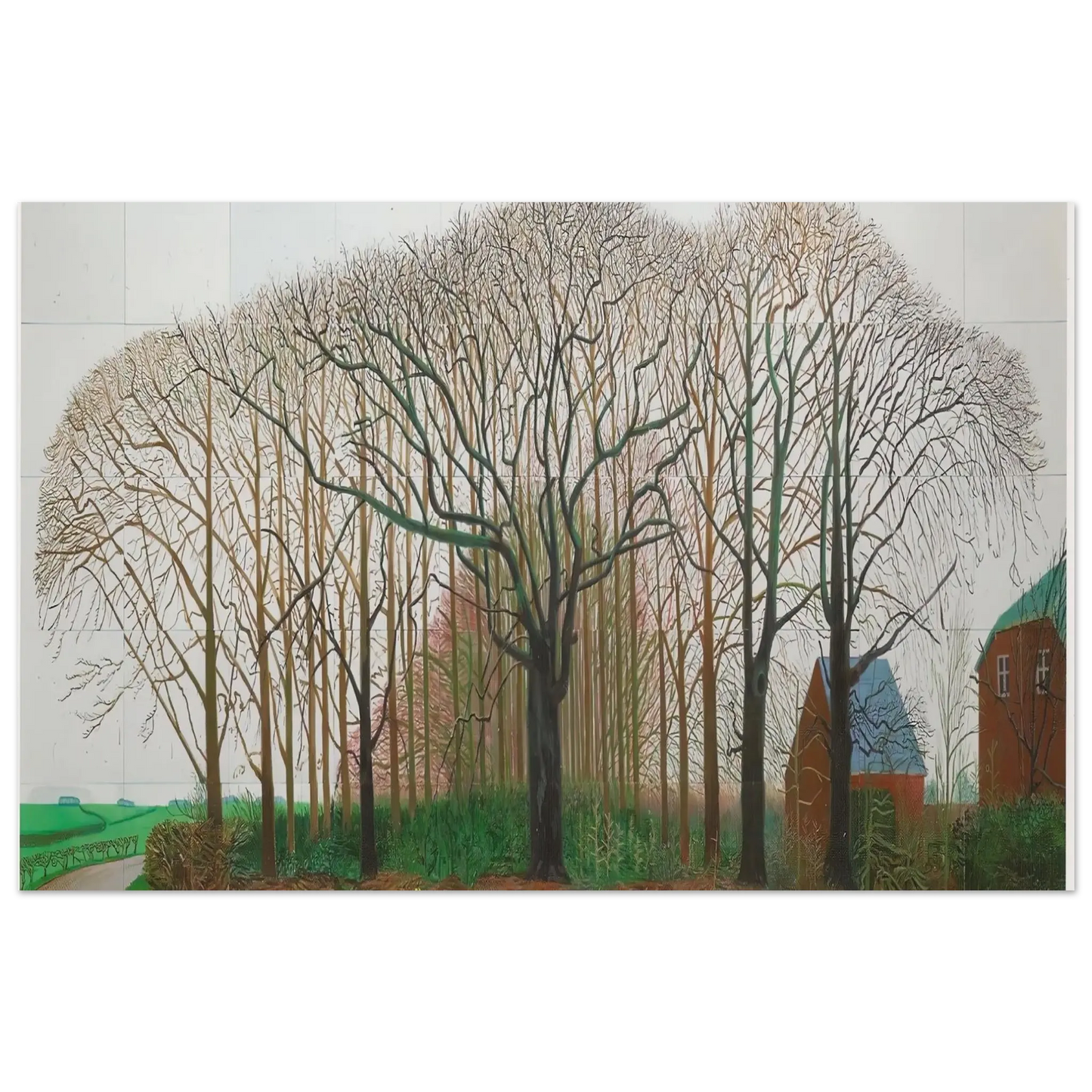 David Hockney - David Hockney Wall art - 27x35 cm / 11x14 Inches - Fine Art Poster - -
