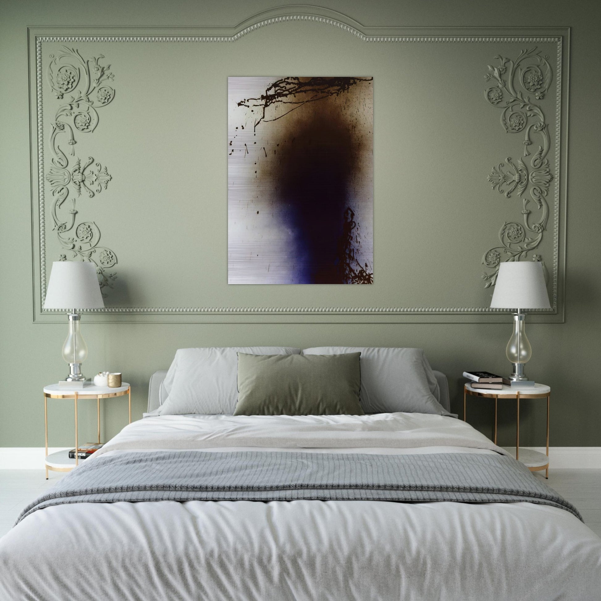 Untitled T1989-U11 - 1989 - Hans Hartung Brushed Aluminum Print - 70x100 cm / 28x40 inches | Hans Hartung Aluminum Print | Hans Hartung Prints