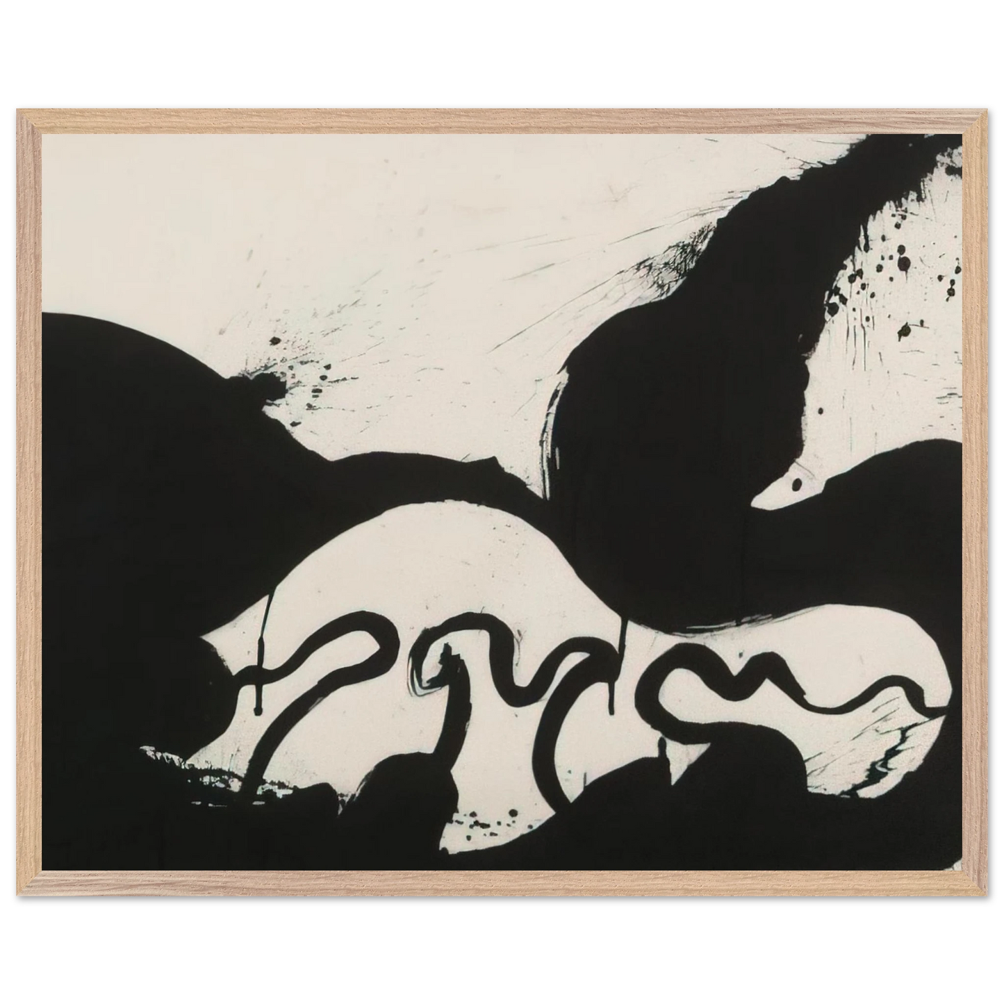 Helen Frankenthaler - Untitled - 1973 Wall art - A3 (29.7 x 42  cm) - Premium Wooden Framed Poster With Fine Art Paper-canvas - White frame