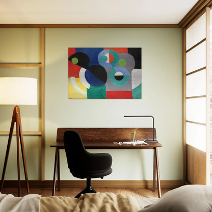 RYTHME COLORE - Sonia Delaunay Brushed Aluminum Print - 70x100 cm / 28x40 inches | Sonia Delaunay Aluminum Print | Sonia Delaunay Prints