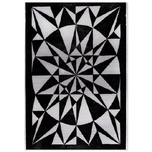FLOR DE PASCUA BEAUTIFUL - MC Escher Brushed Aluminum Print - 70x100 cm / 28x40 inches | MC Escher Aluminum Print | MC Escher Prints