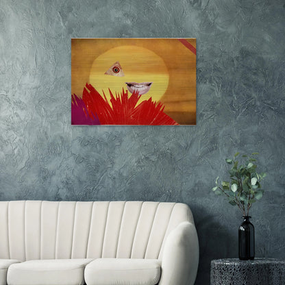 LITTLE SUN 1969 - Hannah Hoch Brushed Aluminum Print - 70x100 cm / 28x40 inches | Hannah Hoch Aluminum Print | Hannah Hoch Prints