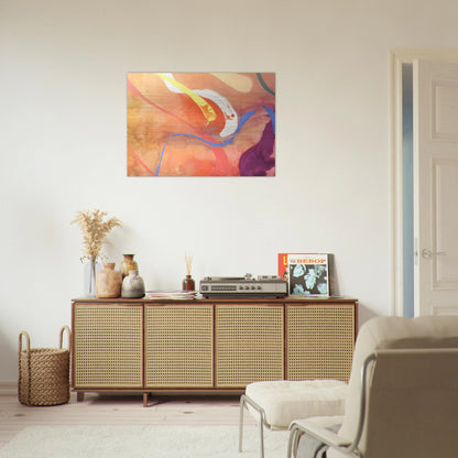 For Becky - 1969 - Ronnie Landfield Brushed Aluminum Print - 70x100 cm / 28x40 inches | Ronnie Landfield Aluminum Print | Ronnie Landfield Prints