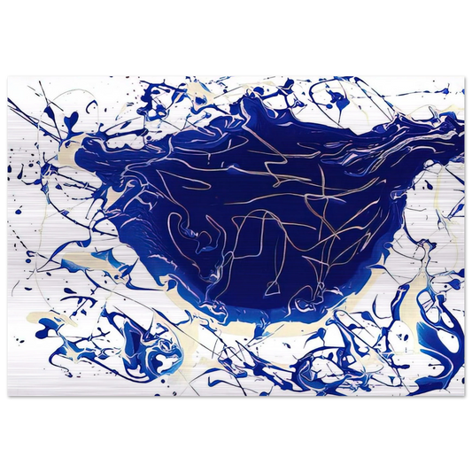 Untitled  SFP92-15 SFF1671  - Sam Francis Brushed Aluminum Print - 70x100 cm / 28x40 inches | Sam Francis Aluminum Print | Sam Francis Prints