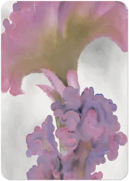 Coxcomb By Georgia O'Keeffe Pack of 10 Post Cards | Georgia O'Keeffe Post Cards | A6 (10.5 x 14.8 cm) - 4.1 x 5.8 inches