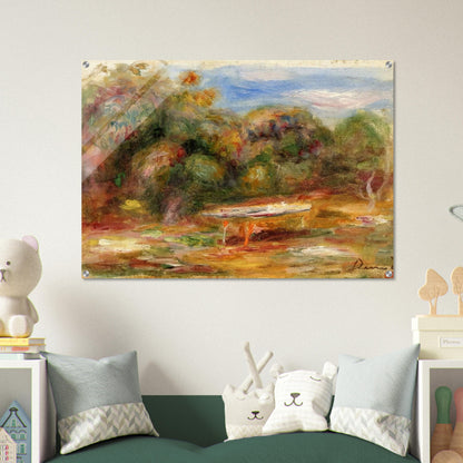 In the Garden at Collettes in Cagnes - Pierre-Auguste Renoir Acrylic Print - 70x100 cm / 28x40″ inches