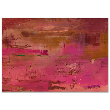 Dream Walk Red, 1978- - Helen Frankenthaler Brushed Aluminum Print - 70x100 cm / 28x40 inches | Helen Frankenthaler Aluminum Print | Helen Frankenthaler Prints