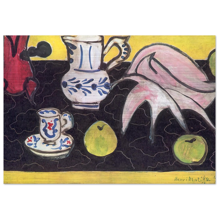 STILL LIFE WITH A SHELL 1940 - Henri Matisse Brushed Aluminum Print - 70x100 cm / 28x40 inches | Henri Matisse Aluminum Print | Henri Matisse Prints