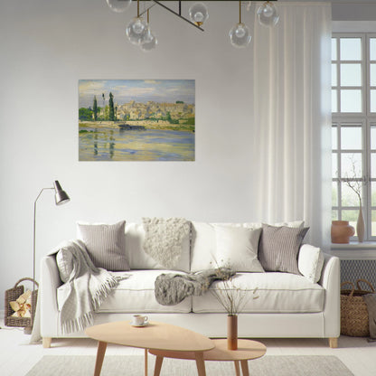 Carrieres-Saint-Denis - claude monet Brushed Aluminum Print - 70x100 cm / 28x40 inches | claude monet Aluminum Print | claude monet Prints