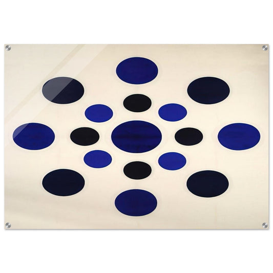 On Blue - 1963 - Thomas Downing Acrylic Print - 70x100 cm / 28x40″ inches