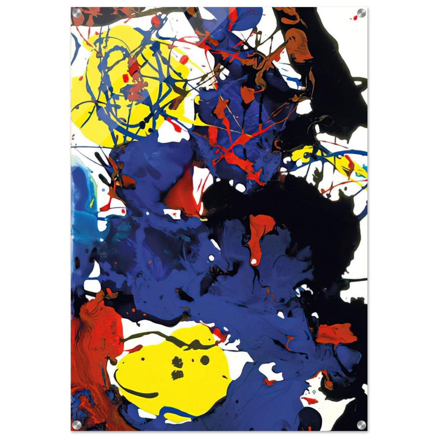 Untitled  SFP94-131  SFF 1801  - Sam Francis Acrylic Print - 70x100 cm / 28x40″ inches