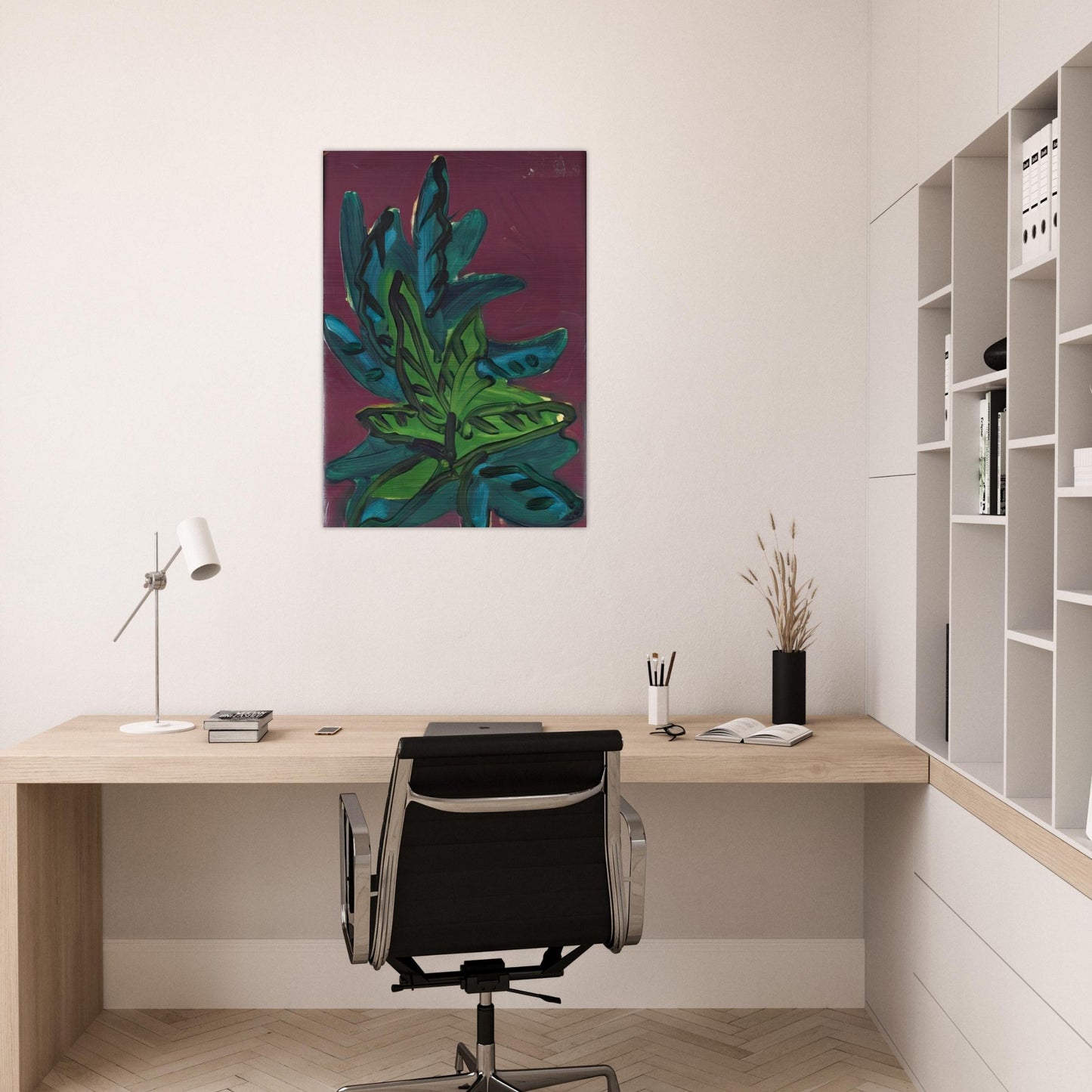 Untitled - Fauvism, Tachisme - Charles Lapicque Brushed Aluminum Print - 70x100 cm / 28x40 inches | Charles Lapicque Aluminum Print | Charles Lapicque Prints