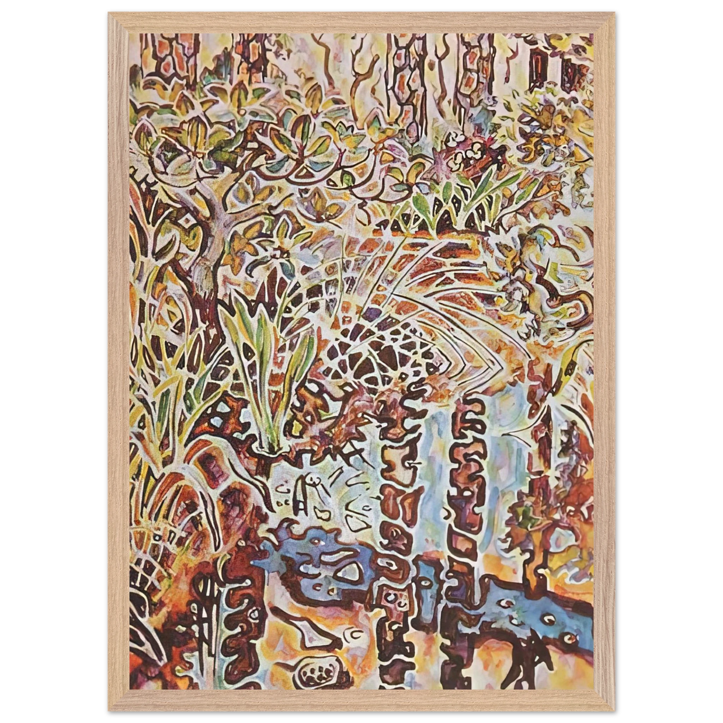 Walter Inglis Anderson - Walter Anderson Wall art - A3 (29.7 x 42  cm) - Premium Wooden Framed Poster With Fine Art Paper-canvas - Wood frame