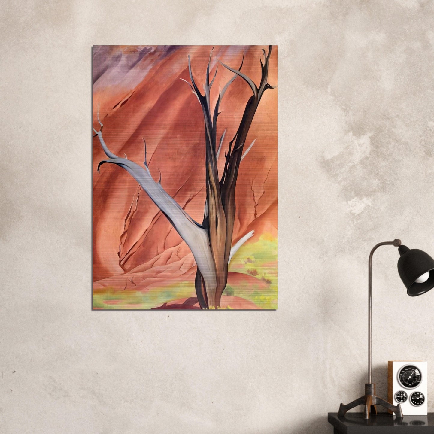 Gerald`s Tree - Georgia O'Keeffe Brushed Aluminum Print - 70x100 cm / 28x40 inches | Georgia O'Keeffe Aluminum Print | Georgia O'Keeffe Prints