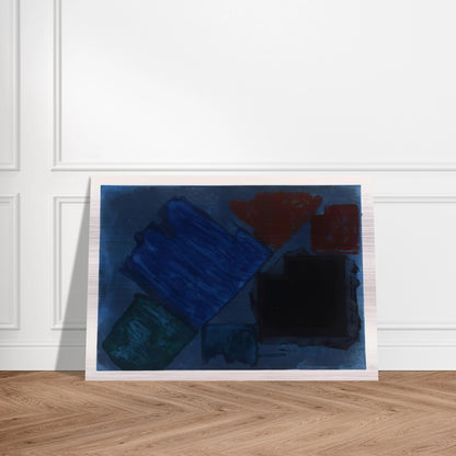 Splay - 1979 - John Hoyland Brushed Aluminum Print - 70x100 cm / 28x40 inches | John Hoyland Aluminum Print | John Hoyland Prints