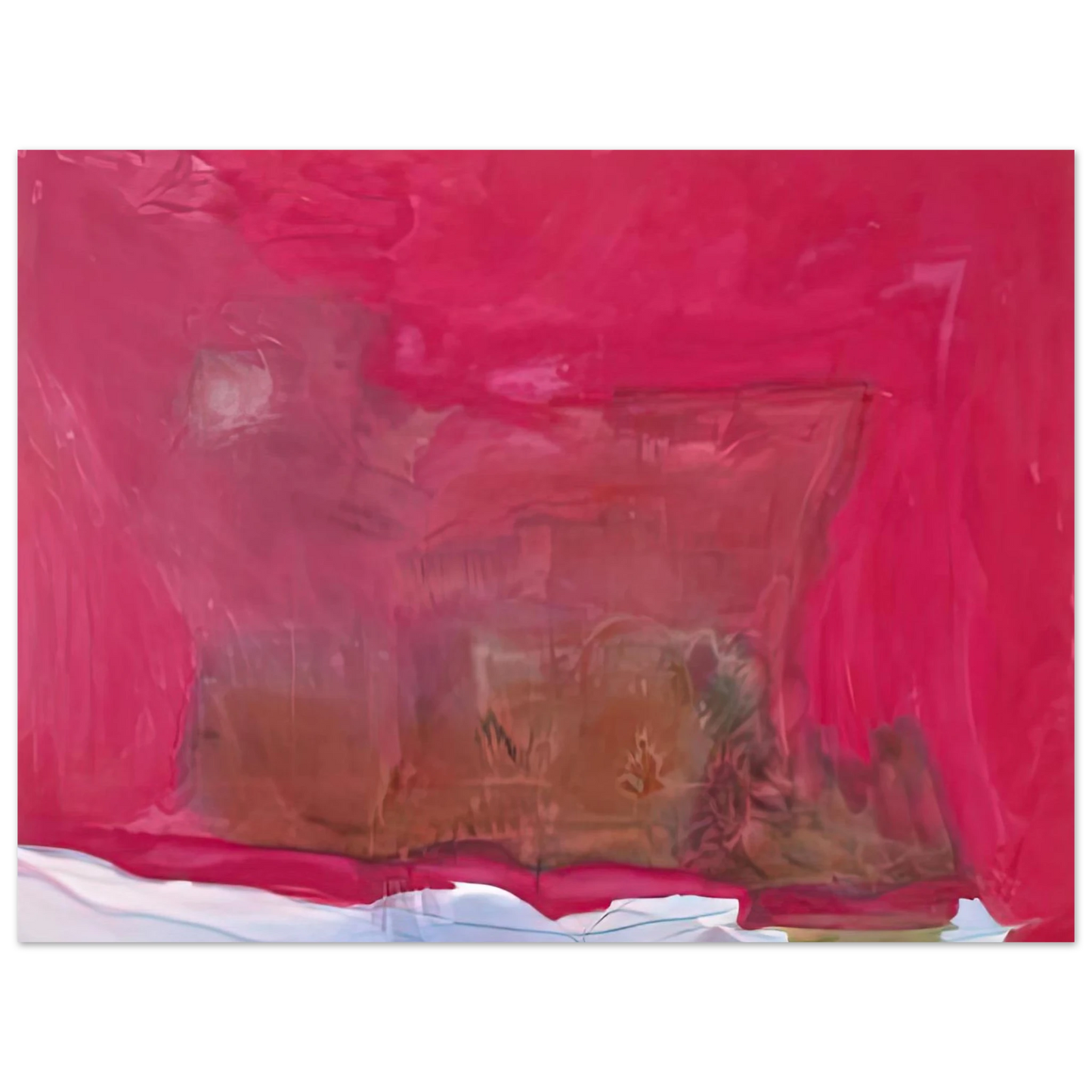 Helen Frankenthaler - Renaissance, 1971- Wall Art - 21x29.7 cm / 8x12" - Premium Wooden Framed Poster With Fine Art Paper-canvas - Black frame
