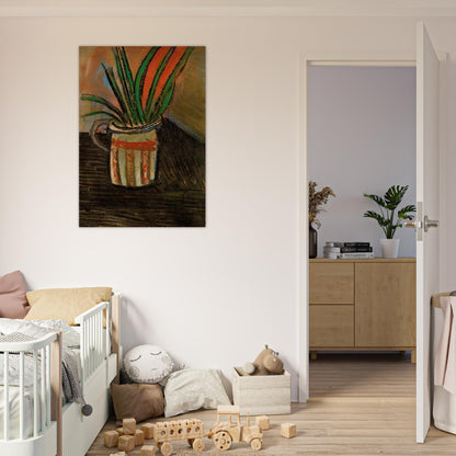 Exotic Flowers - 1907 - Pablo Picasso Brushed Aluminum Print - 70x100 cm / 28x40 inches | Pablo Picasso Aluminum Print | Pablo Picasso Prints