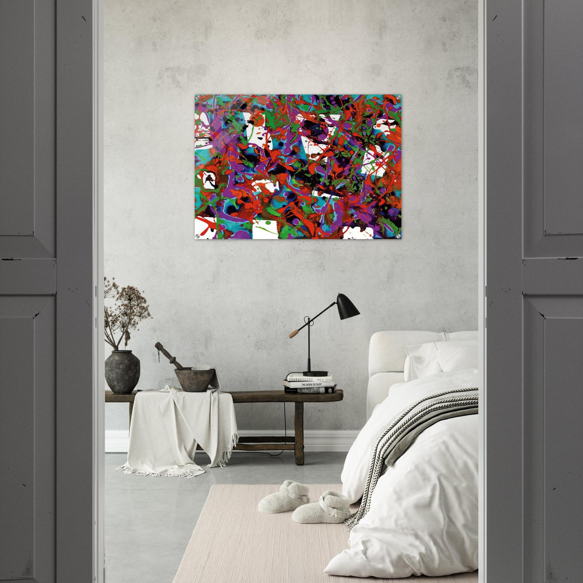 Untitled  SFP94-23  SF94-036  - Sam Francis Acrylic Print - 70x100 cm / 28x40″ inches