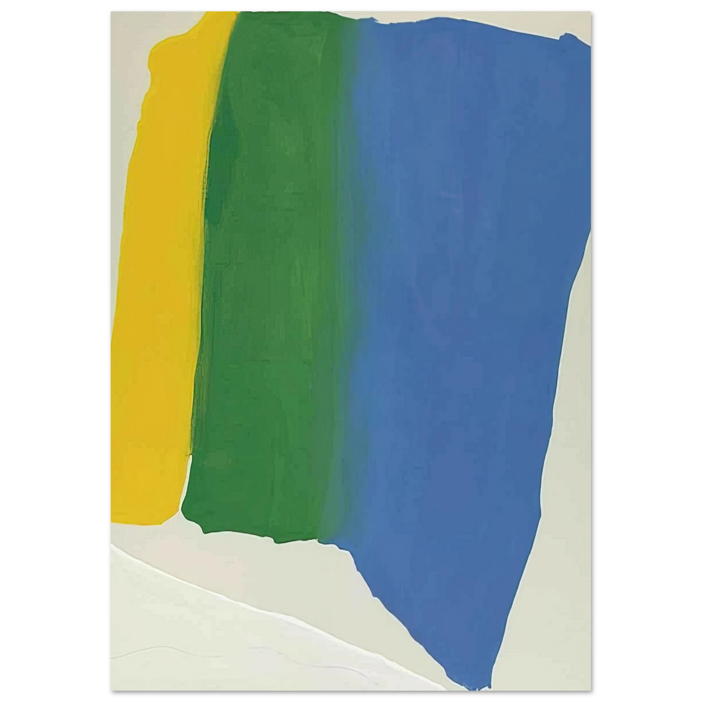 Helen Frankenthaler - Summer Insignia - 1969 Wall art - A1 (59.4 x 84.1  cm) - Fine Art Poster-canvas - -