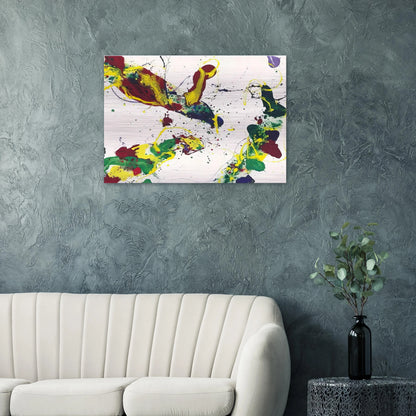 Hail Hailey - Sam Francis Brushed Aluminum Print - 70x100 cm / 28x40 inches | Sam Francis Aluminum Print | Sam Francis Prints