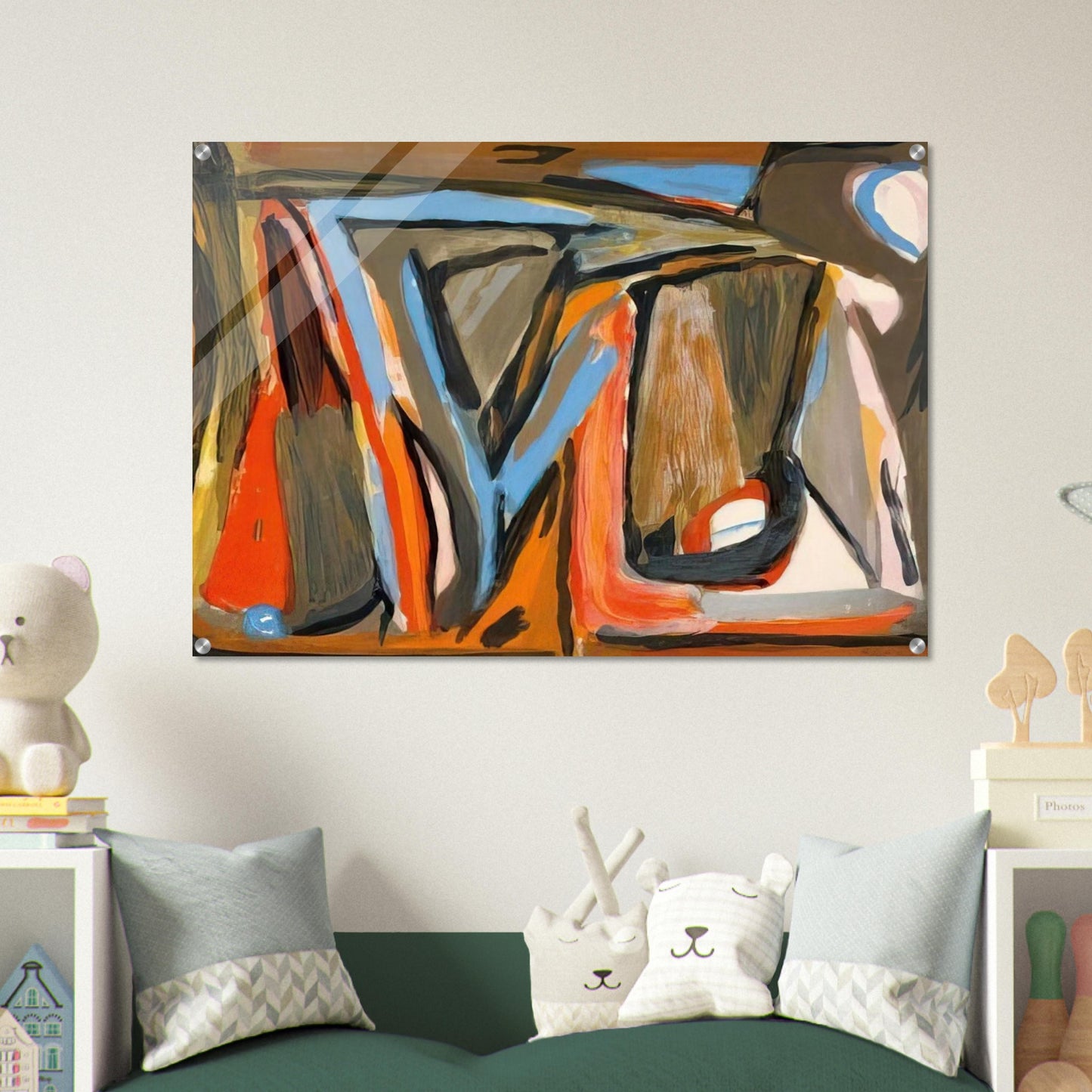 Le tout - 1978 - Bram van Velde Acrylic Print - 70x100 cm / 28x40″ inches