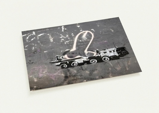 KYIV VELYKA ZHYTOMYRSKA 13 2022 By Banksy Pack of 10 Post Cards | Banksy Post Cards | A6 (10.5 x 14.8 cm) - 4.1 x 5.8 inches