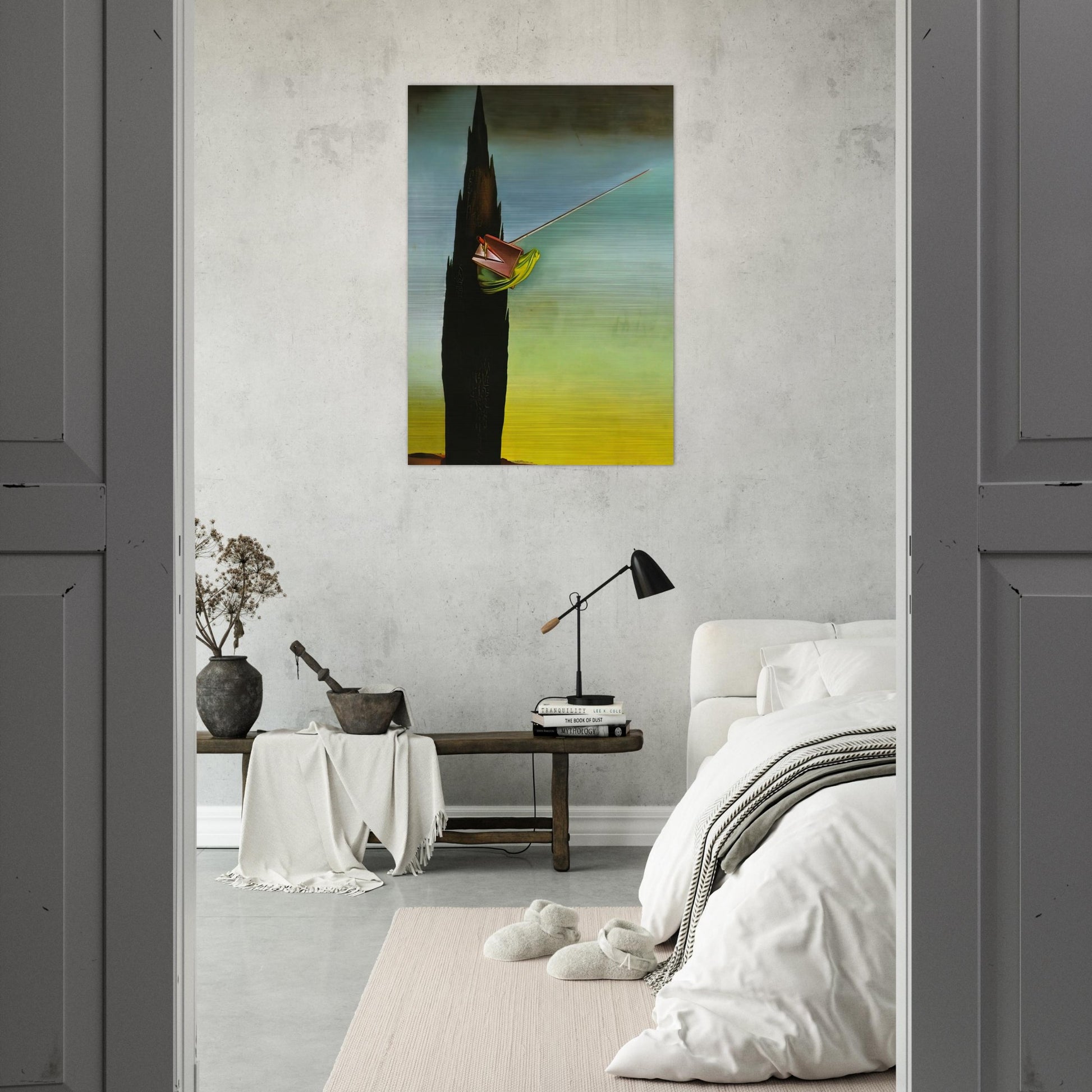 SURREALIST ESSAY - Salvador Dali Brushed Aluminum Print - 70x100 cm / 28x40 inches | Salvador Dali Aluminum Print | Salvador Dali Prints