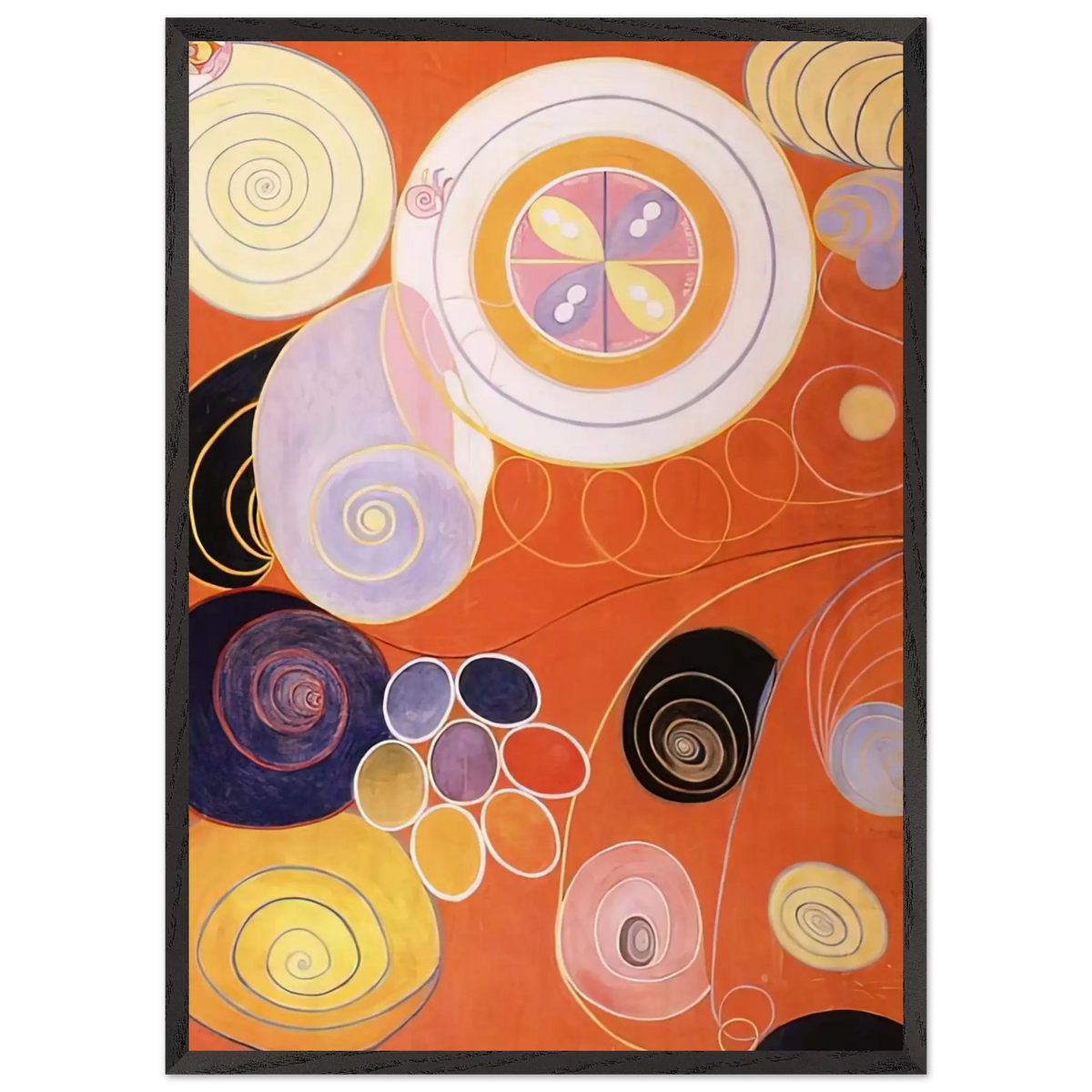 Hilma af Klint - THEY TENS MAINSTAY IV 1907 Wall art - 75x100 cm / 30x40 inches - Fine Art Poster - -