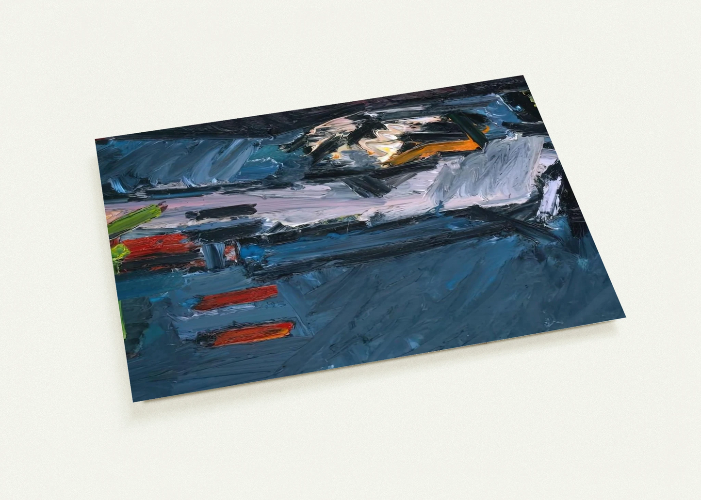 FIGURE ON A BED 1970 By Frank Auerbach Pack of 10 Post Cards | Frank Auerbach Post Cards | A6 (10.5 x 14.8 cm) - 4.1 x 5.8 inches