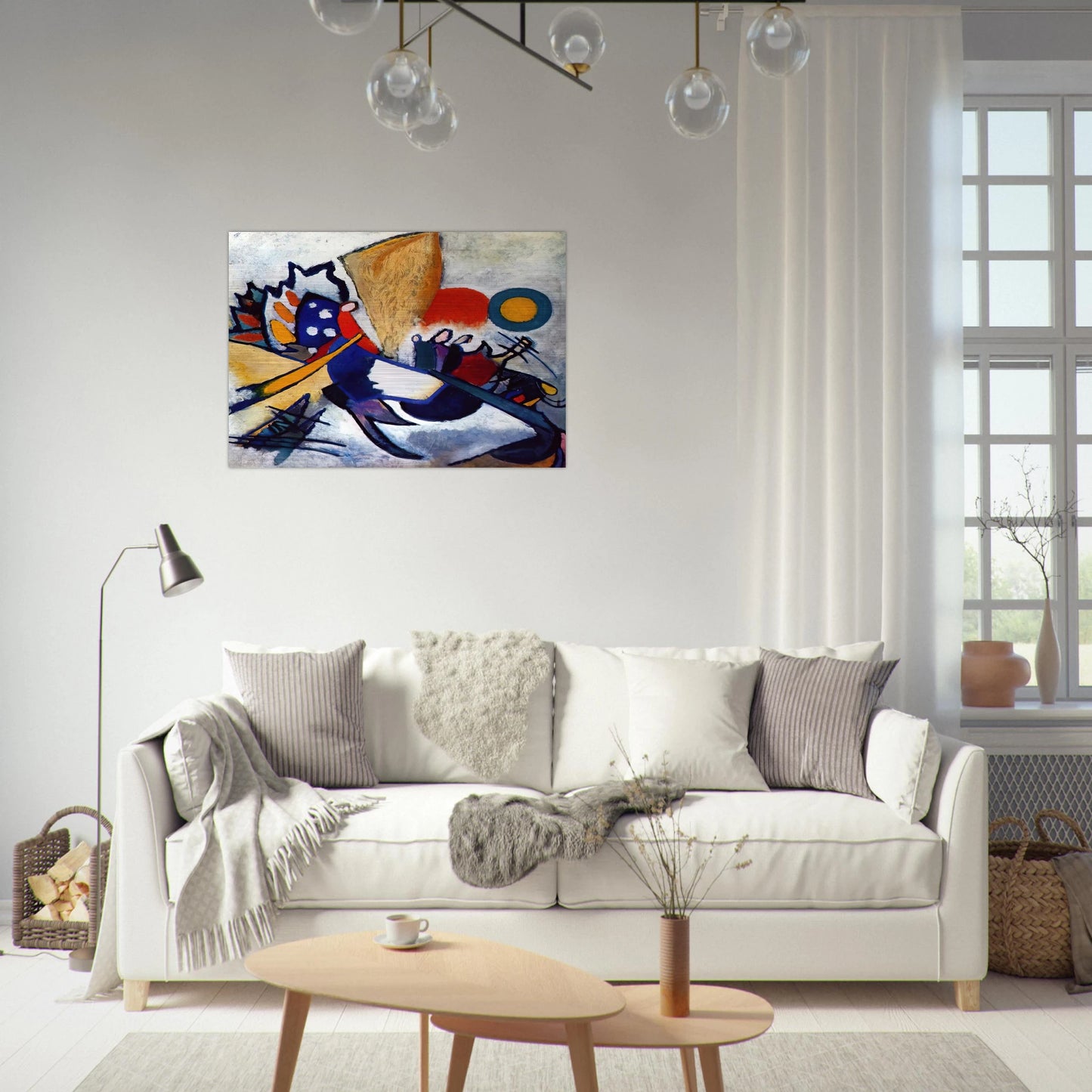 IMPROVISATION 209 1917 - Wassily Kandinsky Brushed Aluminum Print - 70x100 cm / 28x40 inches | Wassily Kandinsky Aluminum Print | Wassily Kandinsky Prints