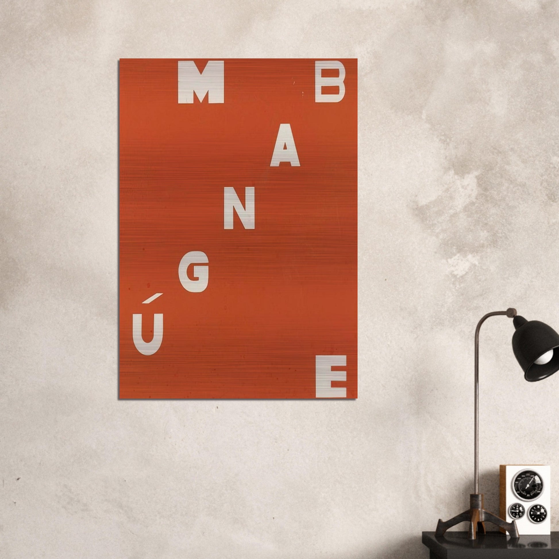 Mangúe Bangúe - Neo-Concretism - Helio Oiticica Brushed Aluminum Print - 70x100 cm / 28x40 inches | Helio Oiticica Aluminum Print | Helio Oiticica Prints