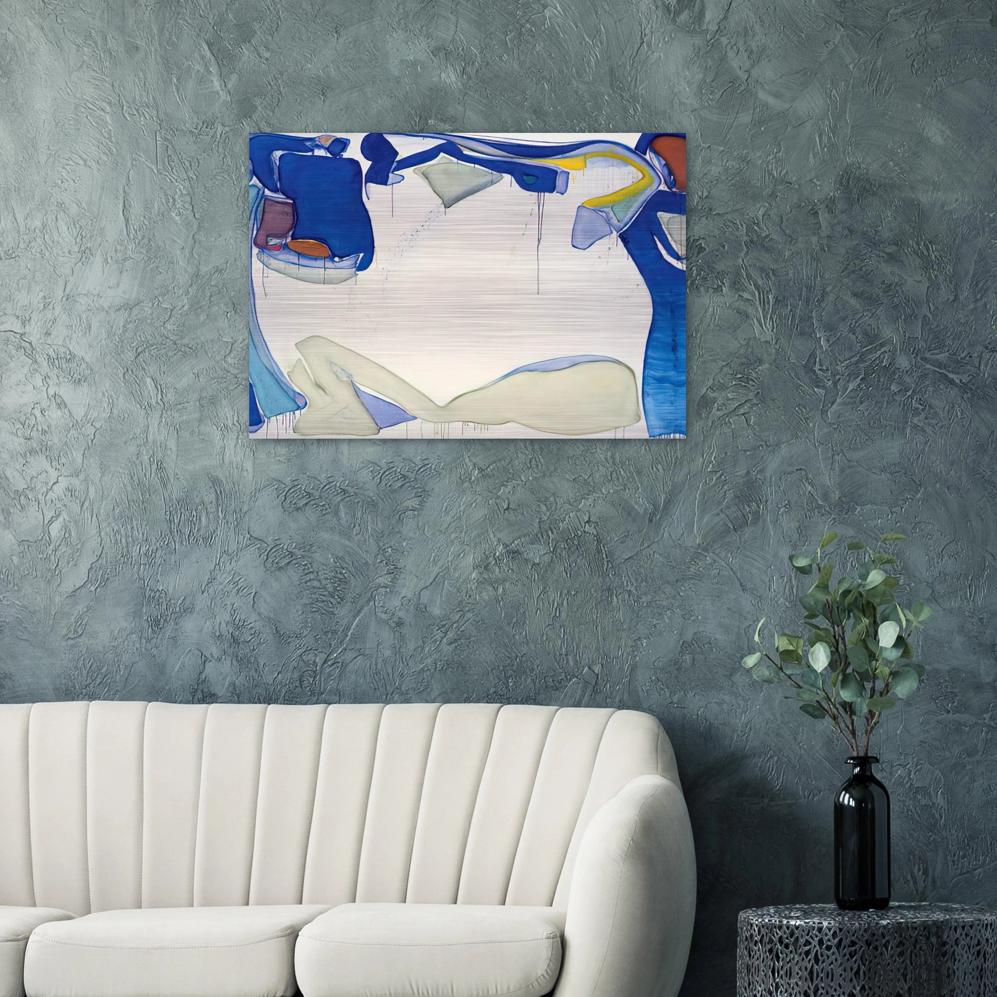 Mantis - Sam Francis Brushed Aluminum Print - 70x100 cm / 28x40 inches | Sam Francis Aluminum Print | Sam Francis Prints