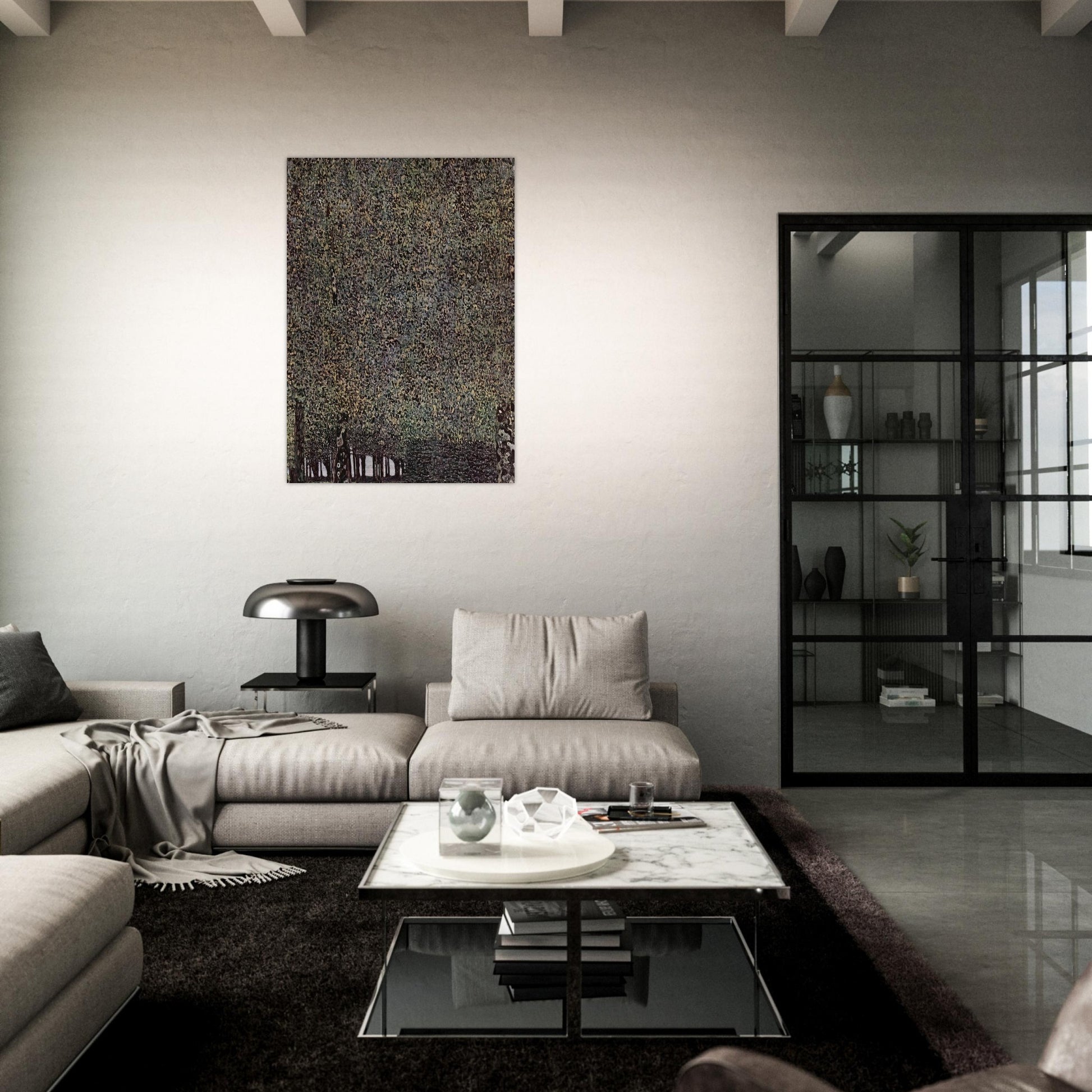 PARK 1910 - Gustav Klimt Brushed Aluminum Print - 70x100 cm / 28x40 inches | Gustav Klimt Aluminum Print | Gustav Klimt Prints
