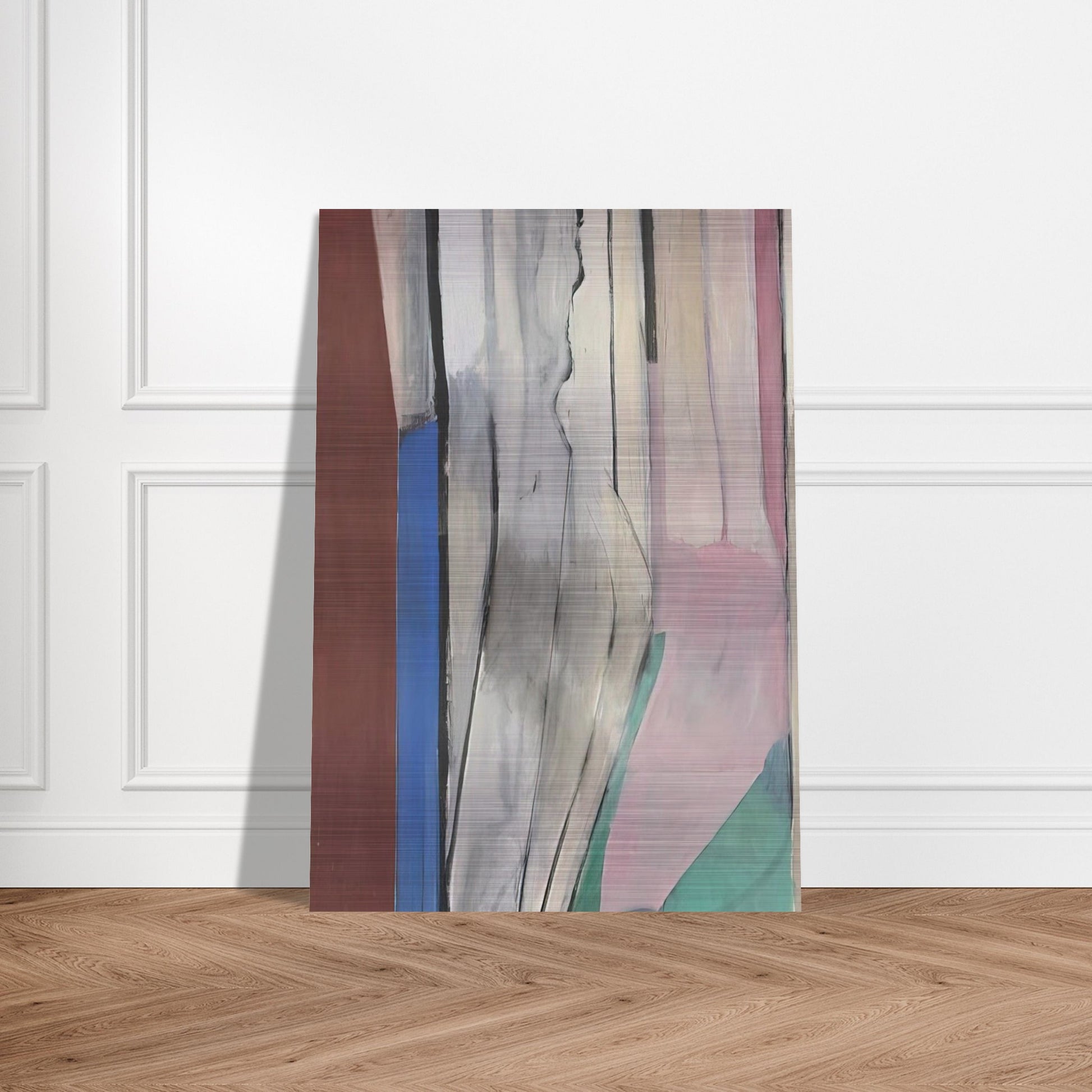 Ocean Park #6 - Richard Diebenkorn Brushed Aluminum Print - 70x100 cm / 28x40 inches | Richard Diebenkorn Aluminum Print | Richard Diebenkorn Prints