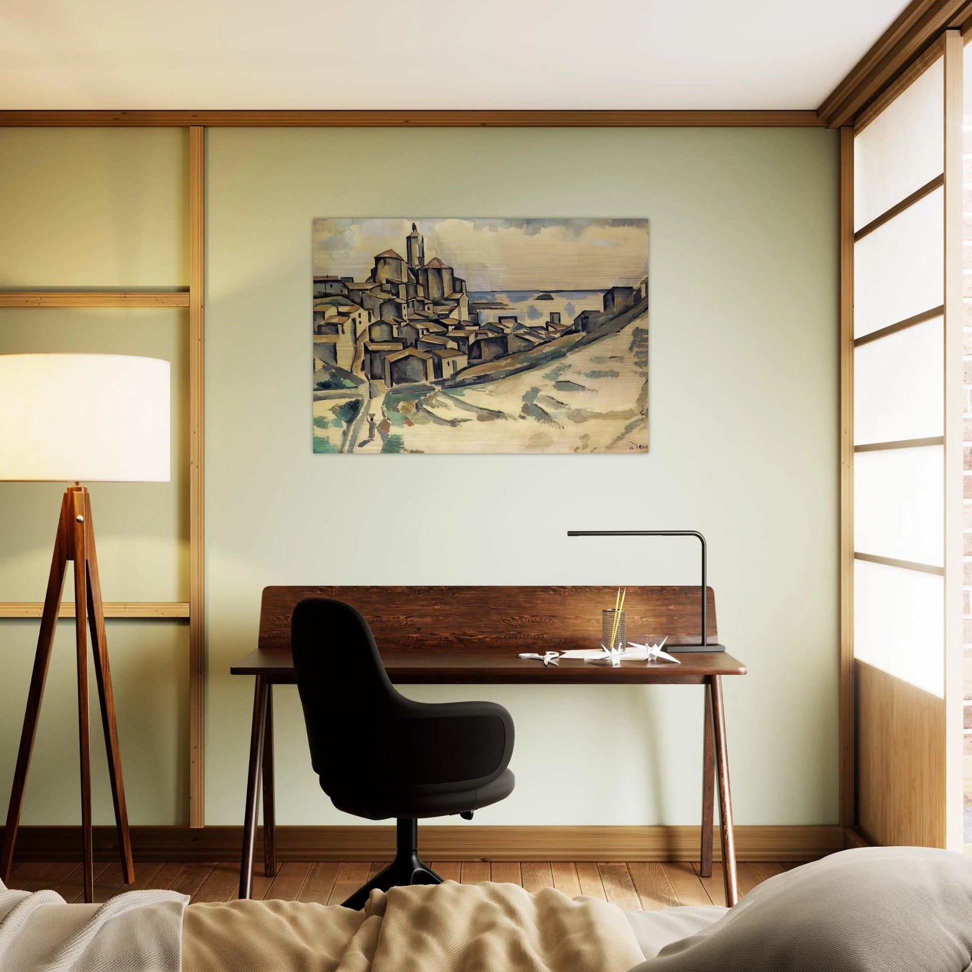LANDSCAPE AT CADAQUES - Andre Derain Brushed Aluminum Print - 70x100 cm / 28x40 inches | Andre Derain Aluminum Print | Andre Derain Prints