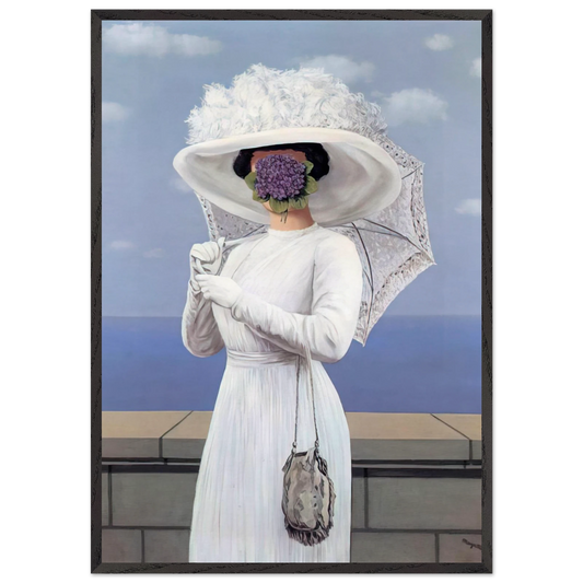 THE GREAT WAR 1964 1 - Rene Magritte 70x100 cm / 28x40 inches Framed Art Print – Black Wooden Frame