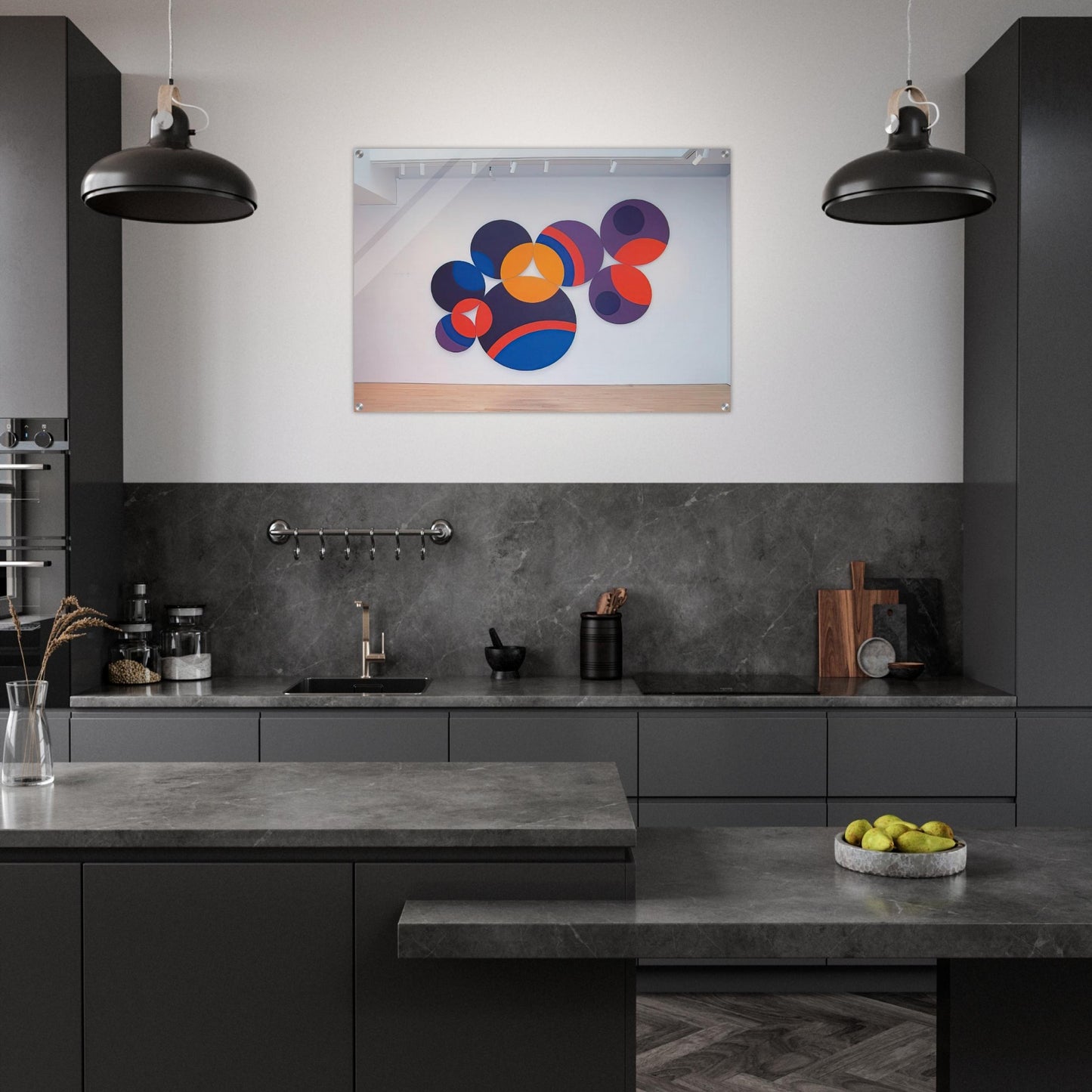 Constellation Twelve Circles - 1969 - Leon Polk Smith Acrylic Print - 70x100 cm / 28x40″ inches