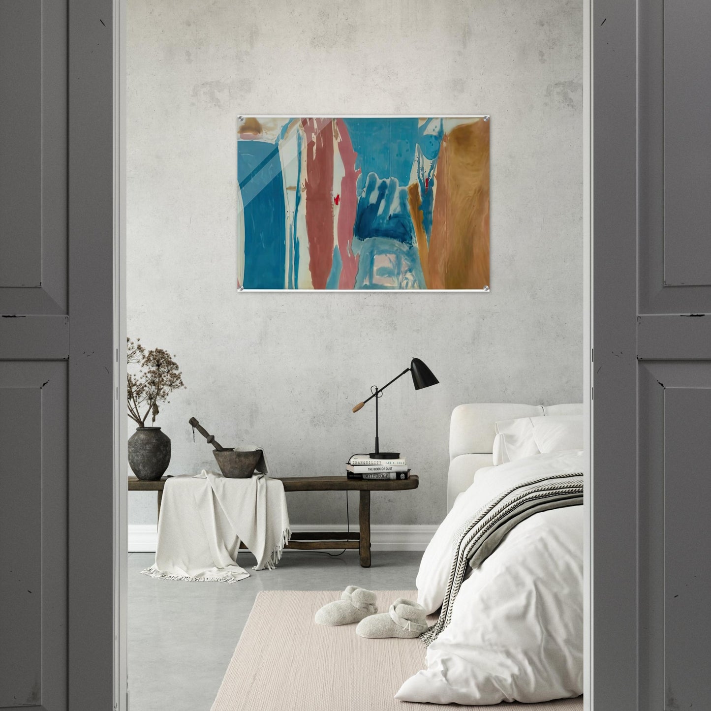 Open Wall, 1953- - Helen Frankenthaler Acrylic Print - 70x100 cm / 28x40″ inches