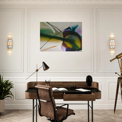 Phenomena Amber Sight - Paul Jenkins Brushed Aluminum Print - 70x100 cm / 28x40 inches | Paul Jenkins Aluminum Print | Paul Jenkins Prints