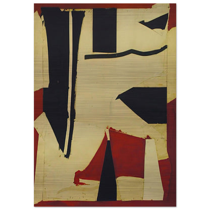 Banner - 1962 - Larry Zox Brushed Aluminum Print - 70x100 cm / 28x40 inches | Larry Zox Aluminum Print | Larry Zox Prints