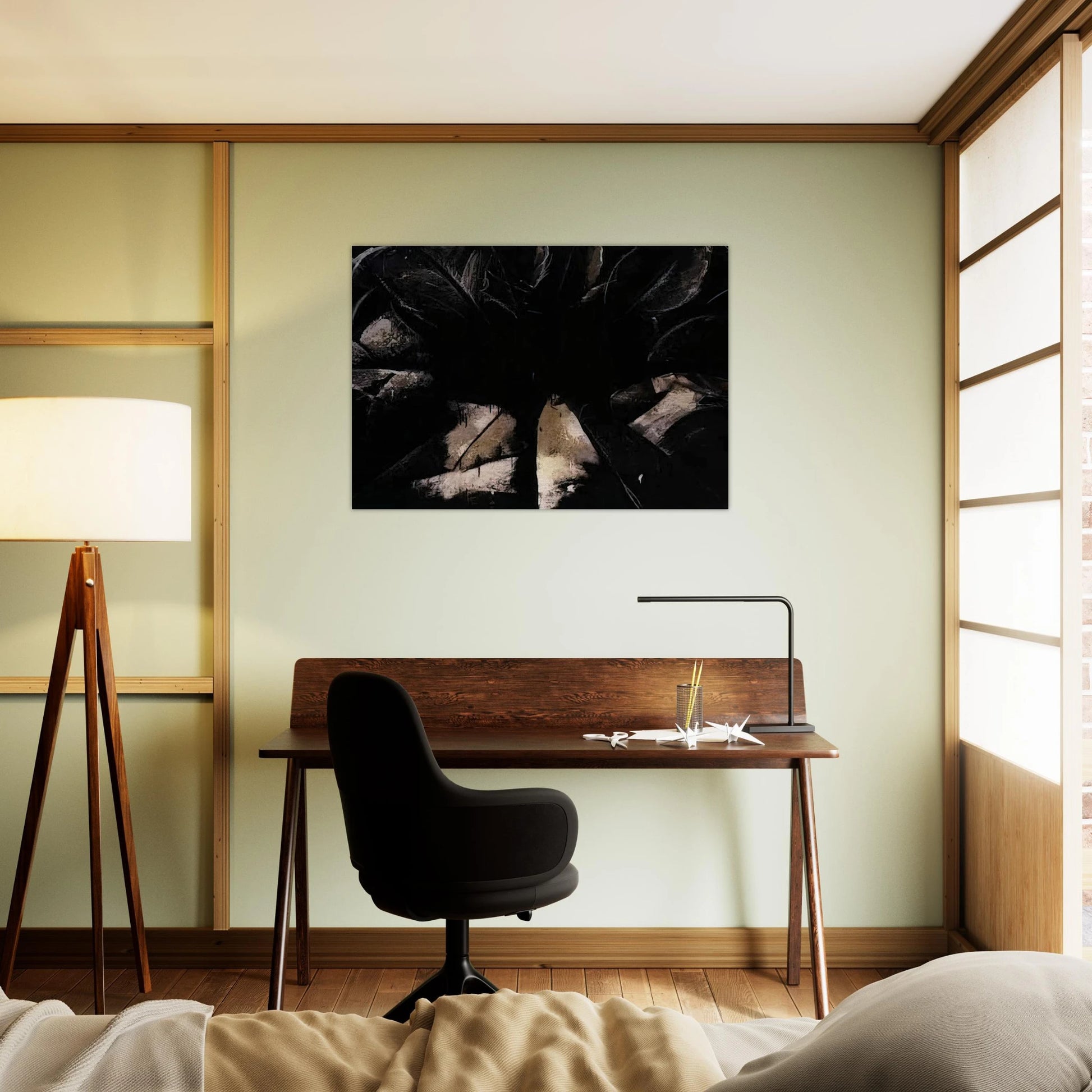Jay DeFeo/BIG/Cabbage Rose - Jay DeFeo Brushed Aluminum Print - 70x100 cm / 28x40 inches | Jay DeFeo Aluminum Print | Jay DeFeo Prints