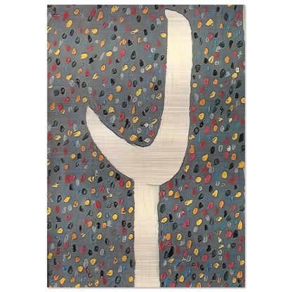Tab Tied to the Moon Film - 1957 - Forrest Bess Brushed Aluminum Print - 70x100 cm / 28x40 inches | Forrest Bess Aluminum Print | Forrest Bess Prints