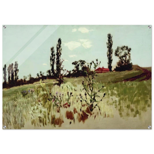 Poplar trees - Arkhyp Kuindzhi Acrylic Print - 70x100 cm / 28x40″ inches