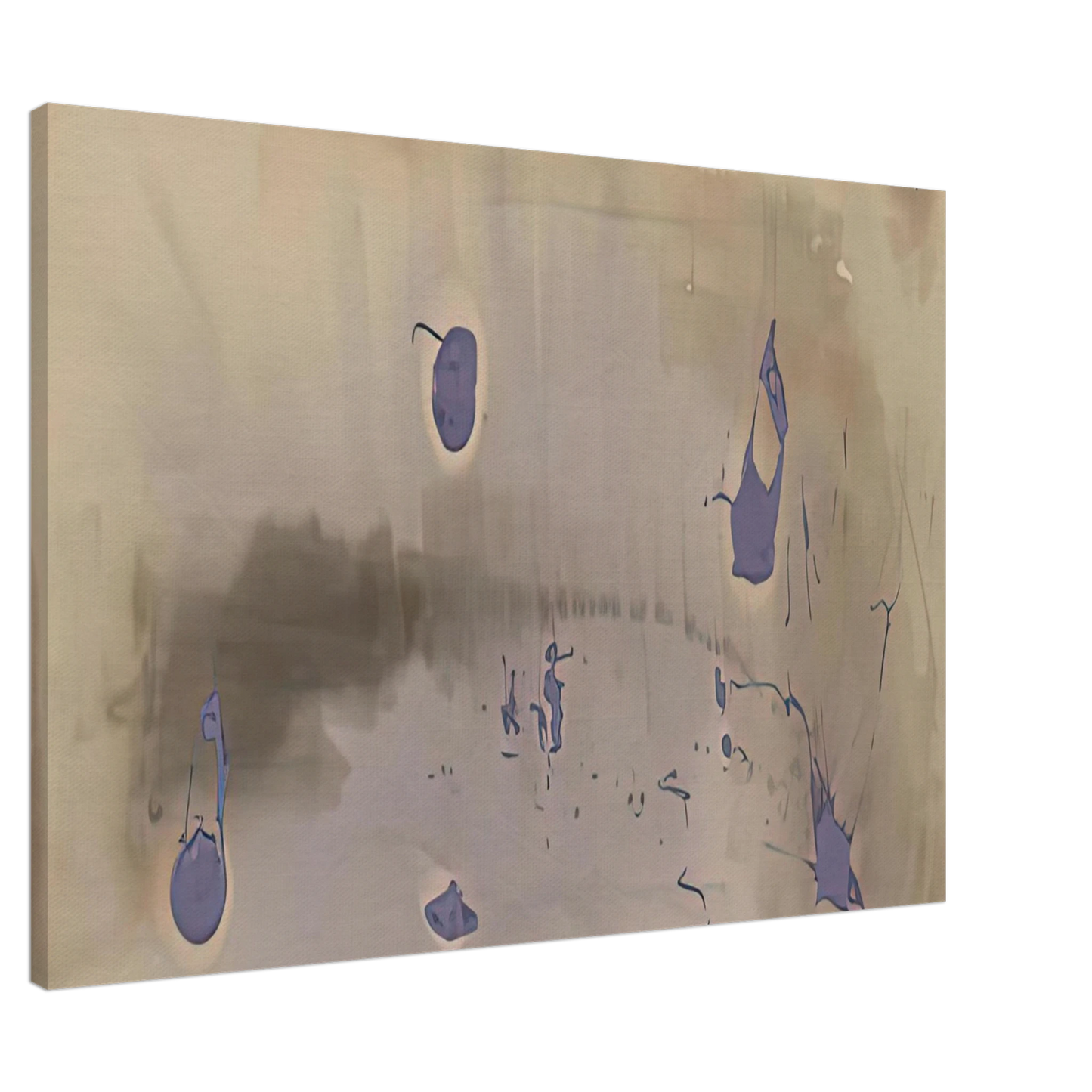 Helen Frankenthaler - Sacrifice Decision, 1981- Wall Art - 30x40 cm / 12x16 inches - Premium Wooden Framed Poster With Fine Art Paper-canvas - Black frame