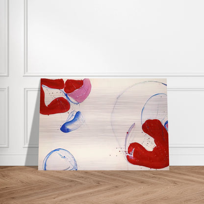 Untitled  SF 61-012  - Sam Francis Brushed Aluminum Print - 70x100 cm / 28x40 inches | Sam Francis Aluminum Print | Sam Francis Prints