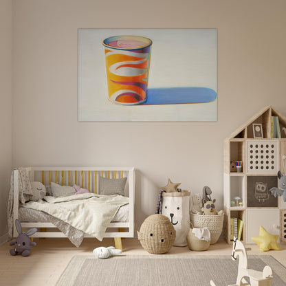 Drink Cup - 1972 - Wayne Thiebaud Art Prints - 100x150 cm / 40x60″ inches | Wayne Thiebaud Poster | Wayne Thiebaud Prints