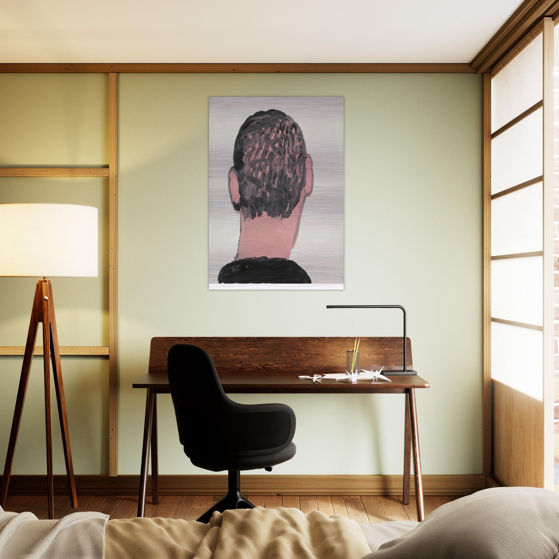 UNTITLED 7 - Philip Guston Brushed Aluminum Print - 70x100 cm / 28x40 inches | Philip Guston Aluminum Print | Philip Guston Prints