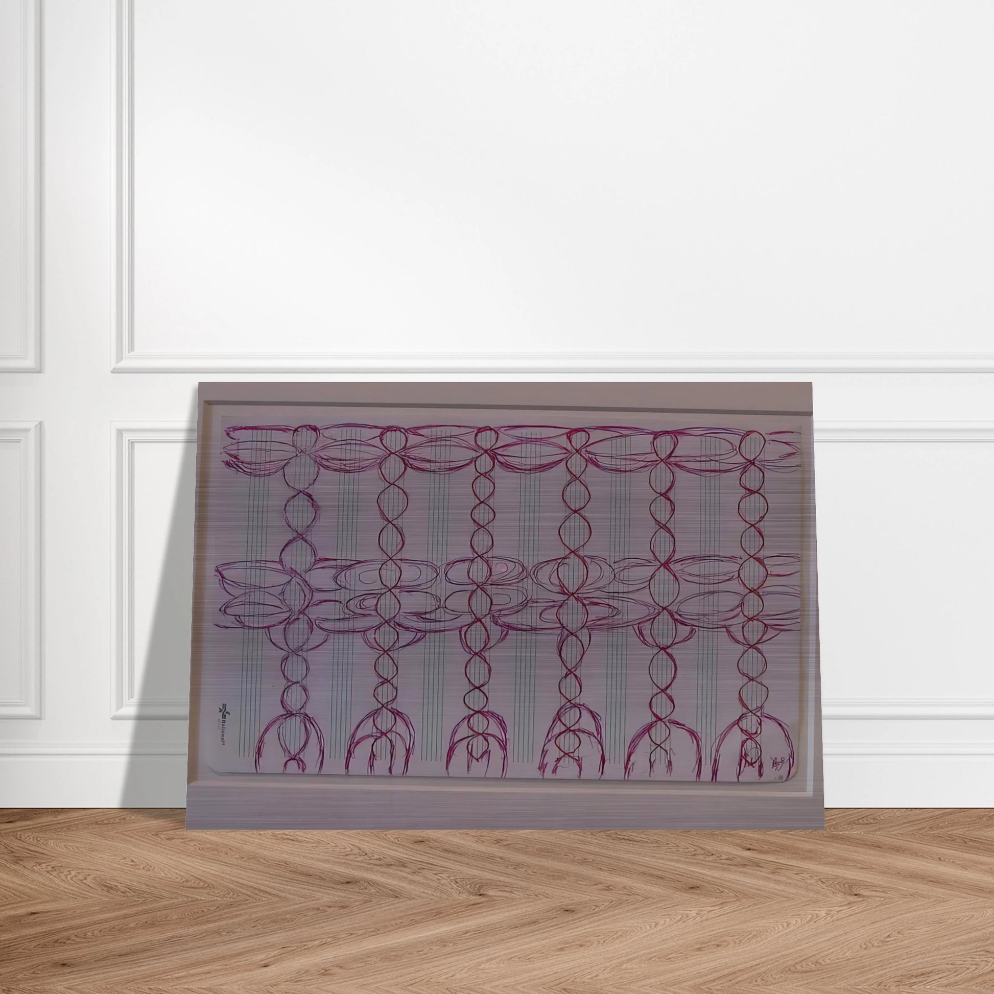 CHANGE THE DIRECTION OF THE MUSIC STAFF - Louise Bourgeois Brushed Aluminum Print - 70x100 cm / 28x40 inches | Louise Bourgeois Aluminum Print | Louise Bourgeois Prints