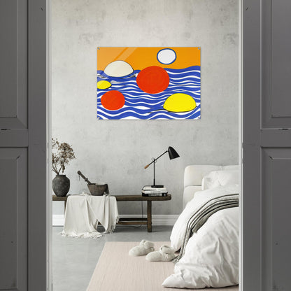 WAVES 1973 - Alexander Calder Acrylic Print - 70x100 cm / 28x40″ inches