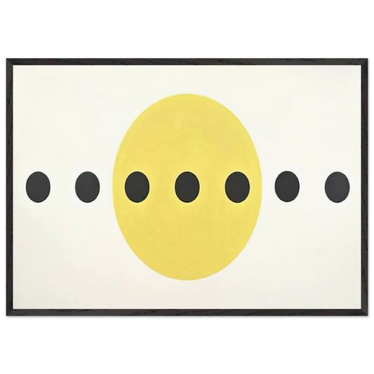 Time - 1952 - Alexander Liberman 70x100 cm / 28x40 inches Framed Art Print – Black Wooden Frame